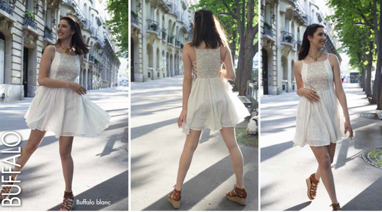 Robe courte doublée